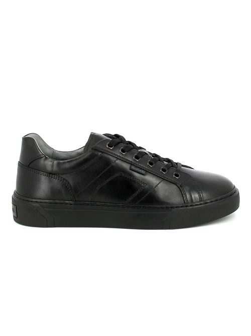 sneakers da uomo in pelle nera NERO GIARDINI | I400450U100